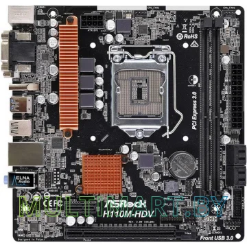 Материнская плата ASRock H110M-HDV R3.0